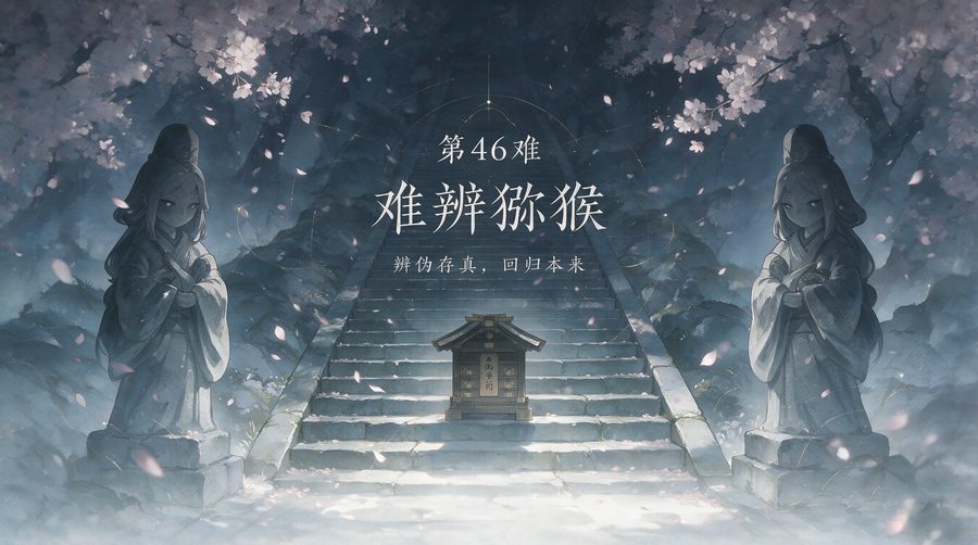 第46难·难辨猕猴心相图